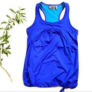 Athleta Blue Workout Yoga Tinker Tank Top XS